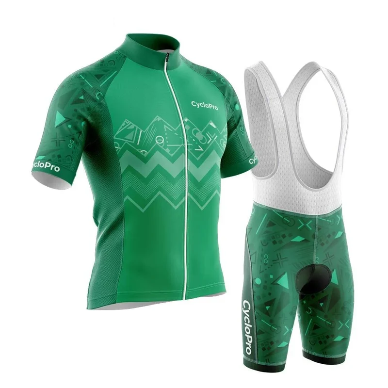 Abito ciclismo estivo verde - onda+