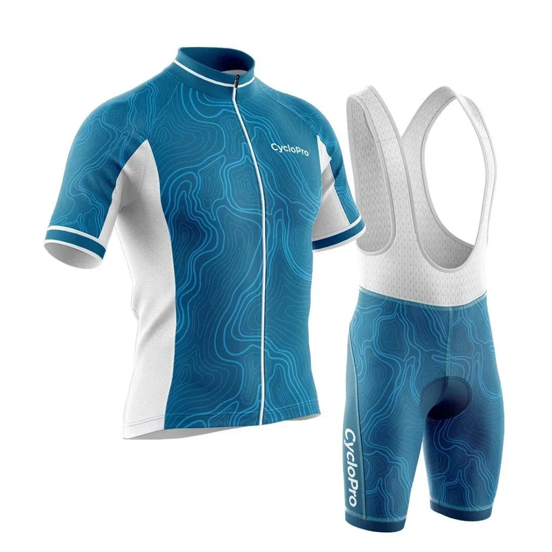 Blue Man Cycling Outfit - Fluidità+
