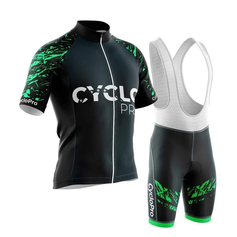 Abito ciclistico estivo verde - ciclopro+
