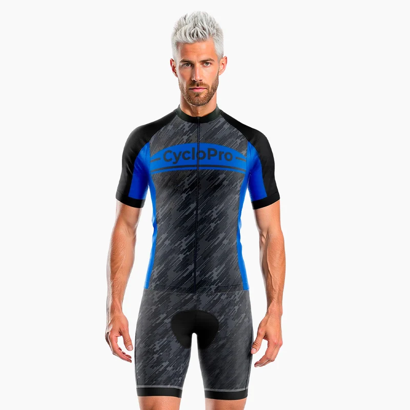 Blue Man Cycling Outfit - Wind+