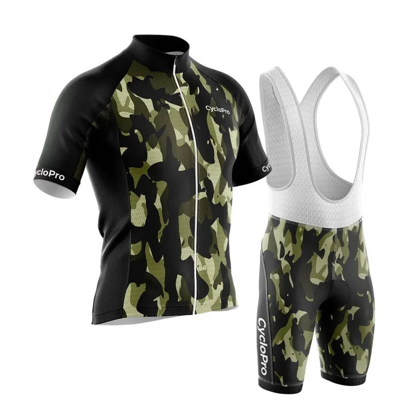 Outfit per ciclismo giallo - Militaro+