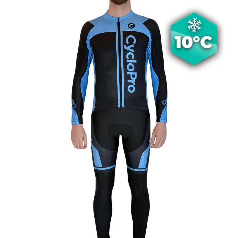 Outfit di ciclismo per caduta blu - Flash+