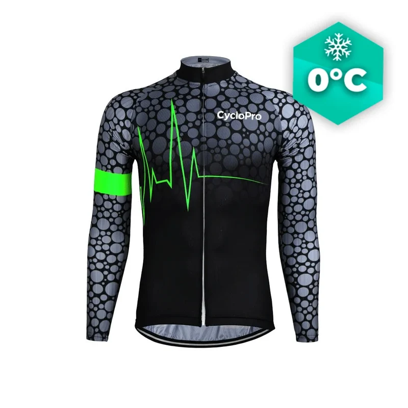 Maglia ciclistica lunga - inverno - pulsazione+