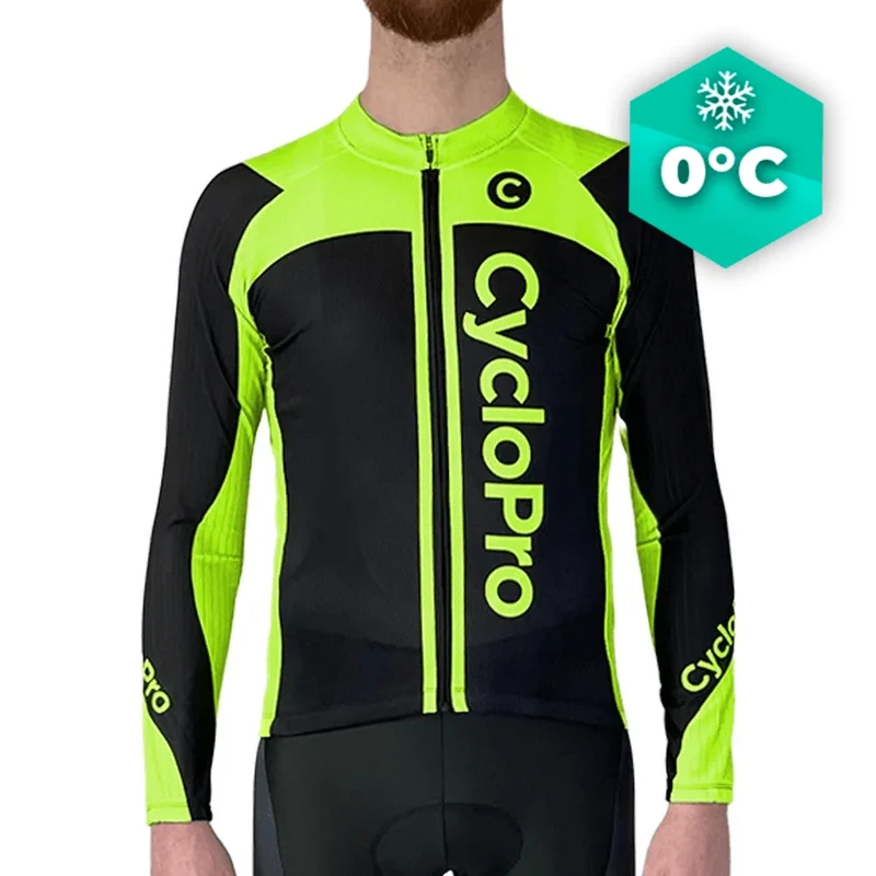Maglia ciclistica lunga - inverno - flash+