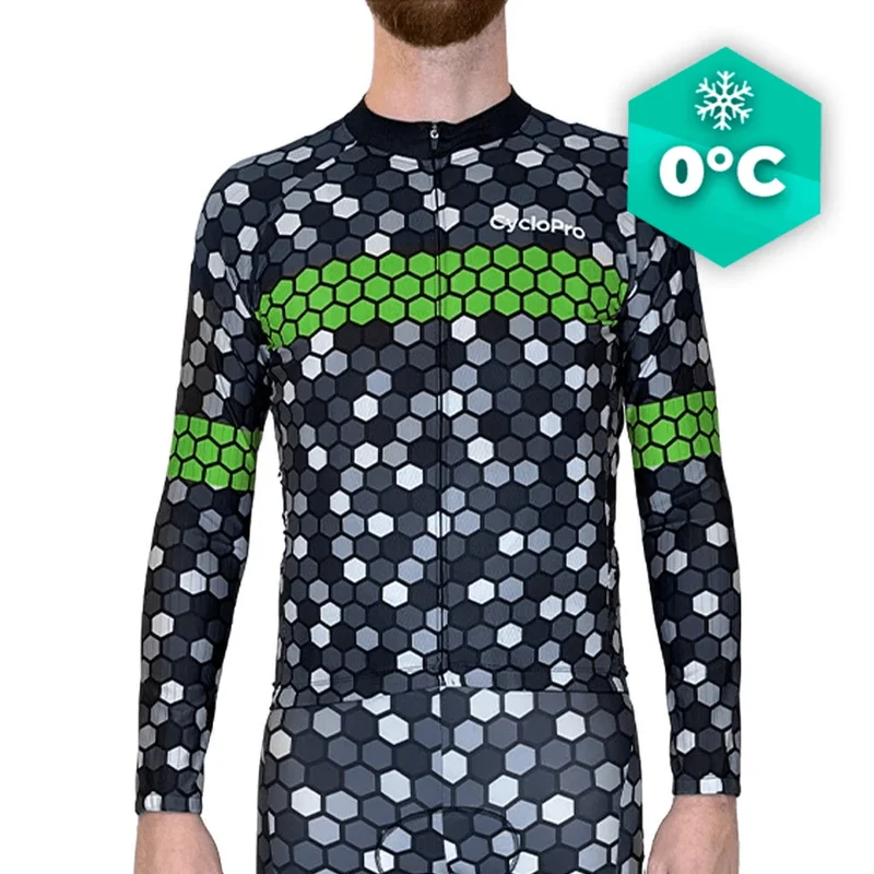 Maglia ciclistica lunga - inverno - atmosfera+