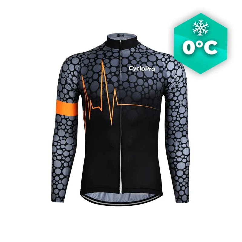 Maglia ciclistica lunga - inverno - pulsazione+