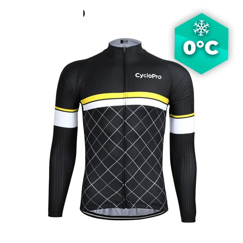 Jersey Long Cylersey Yellow - Winter - Road+