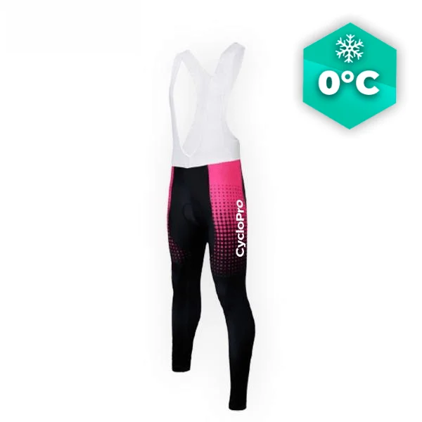 Ciclista per donne inverno - bolla rosa