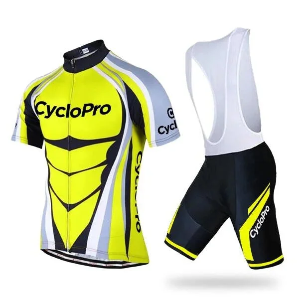 Ciclista di rotta gialla - Forma+