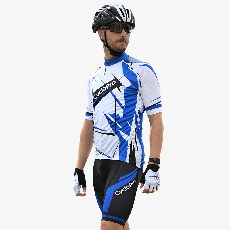 Ciclista di rotta blu - sensas+