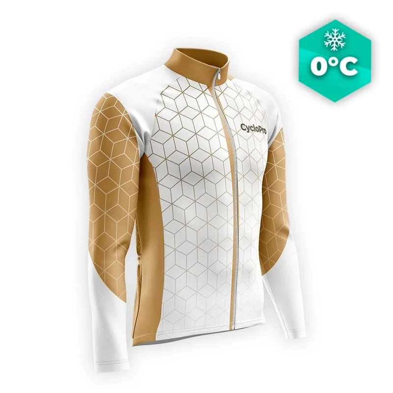 Bush lungo di ciclismo inverno marrone - cubico+