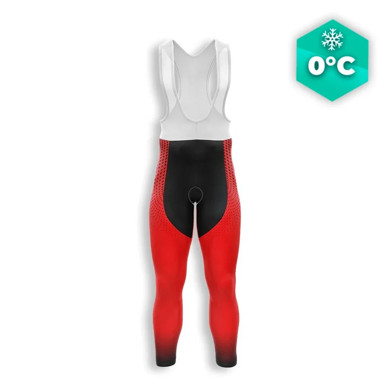 Ciclista invernale Inverno uomini / rosso - dimensione+
