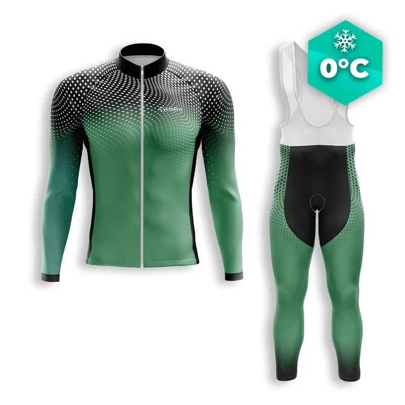 Outfit da ciclismo invernale Green Man - Dimension+