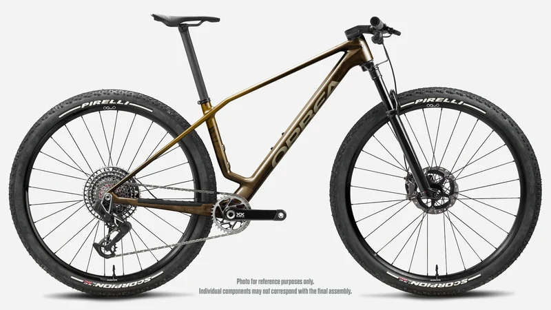 Orbea Alma M50 Caramel Carbon View - Leo Orange (Gloss) 2027