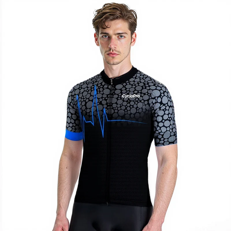 Maglia ciclistica blu - Pulse+