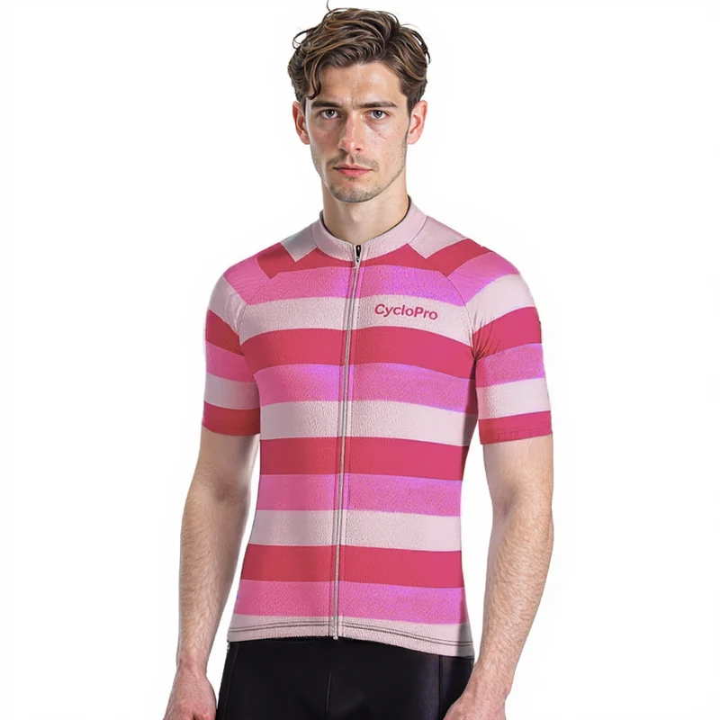 Maglia ciclistica rosa - Escape+