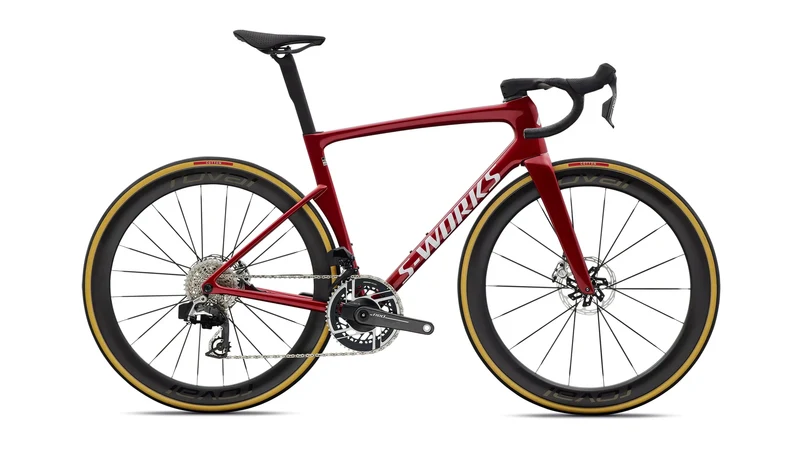 Specialized Tarmac SL9 S-Works AXS Gloss Ruby Metallic / White Silver Metallic 2027