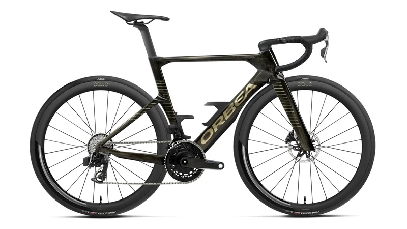 Orbea Orca Aero M21e LTD Magic Gold C. View - Titanium (Gloss) 2027