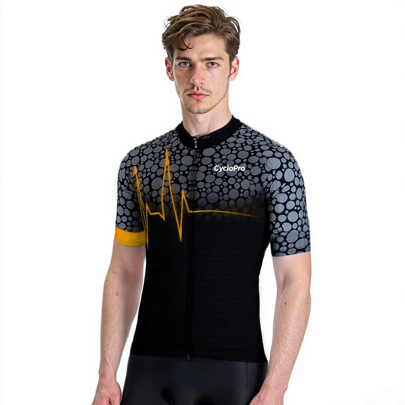 Maglia ciclistica arancione - Pulse+
