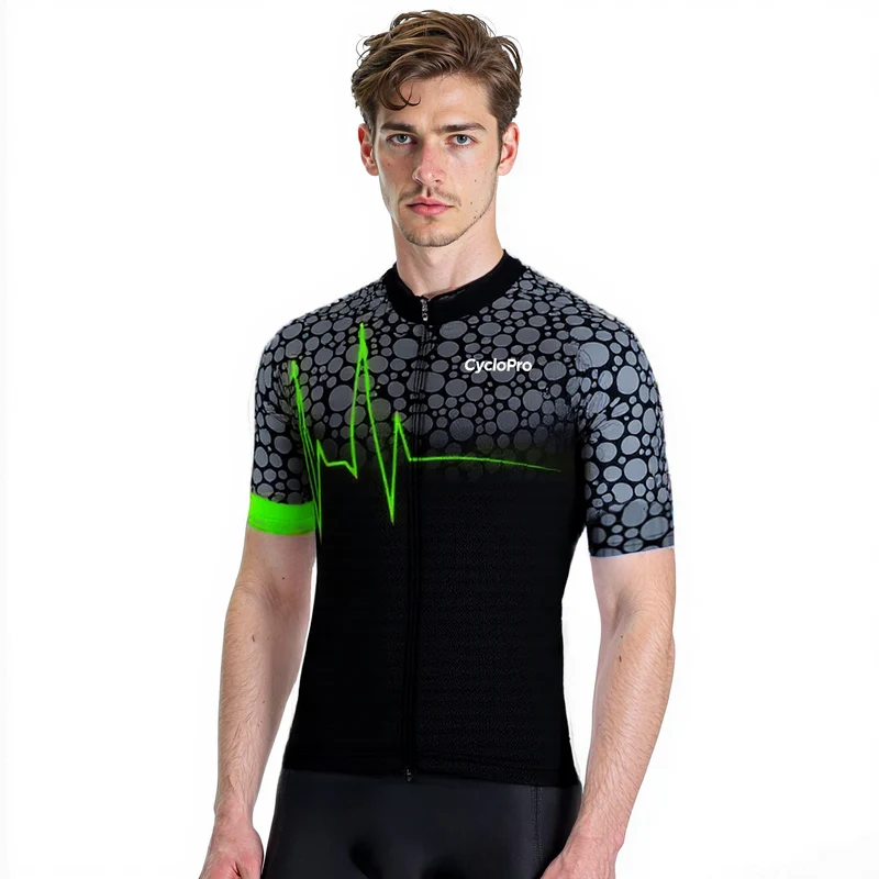 Jersey per ciclismo verde - Pulse+