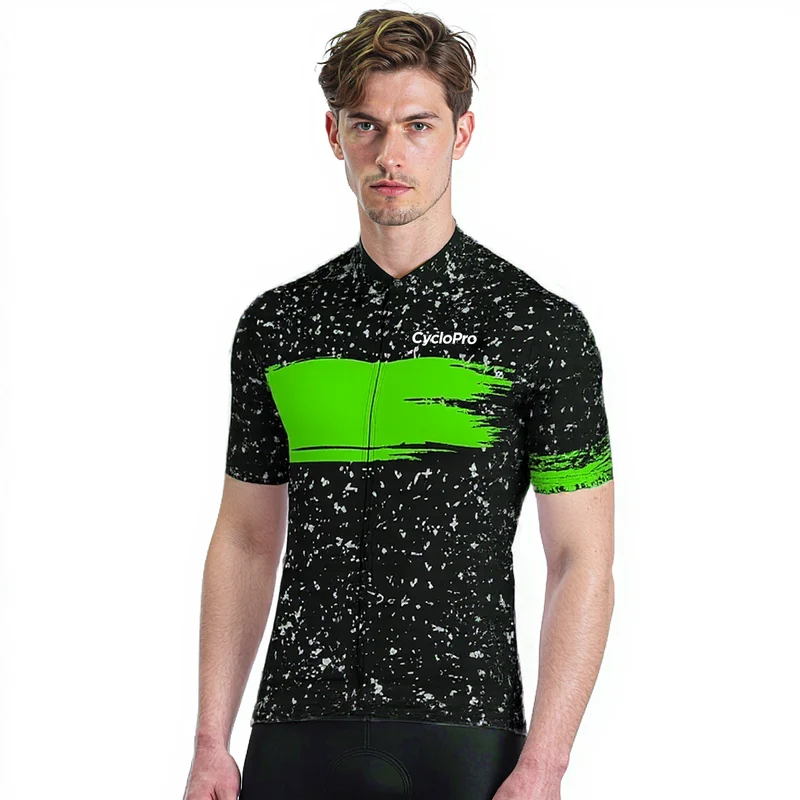 Jersey per ciclismo verde - Galaxy+