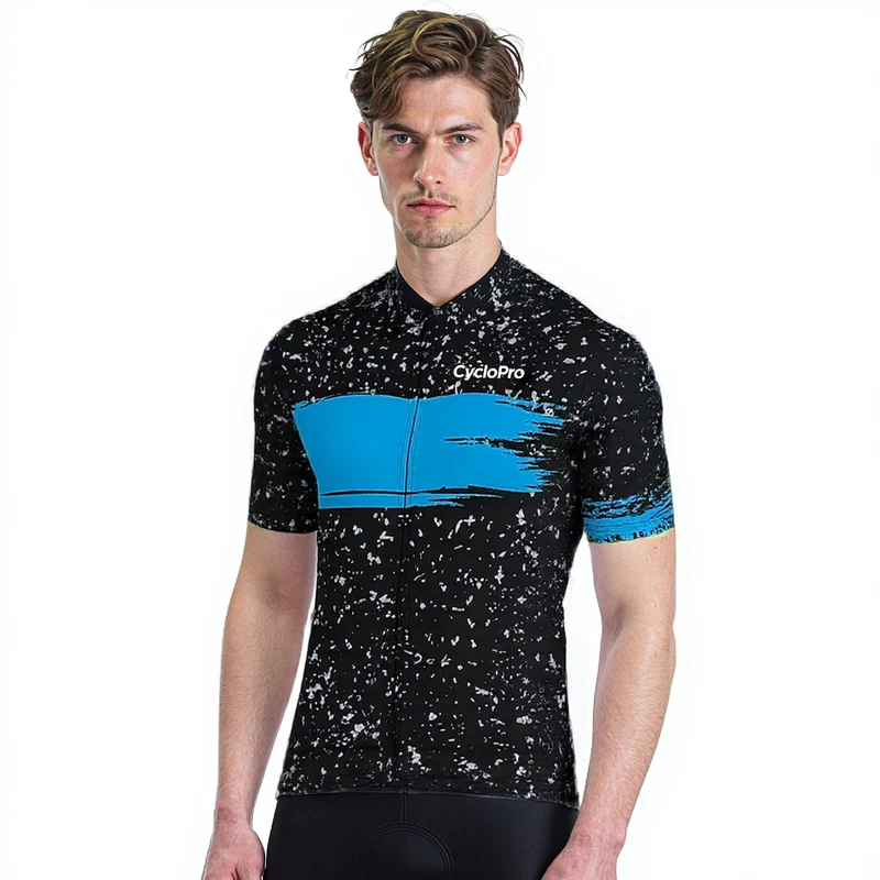 Maglia ciclistica blu - Galaxy+