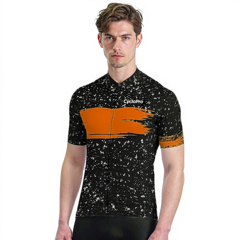 Jersey per ciclismo arancione - Galaxy+