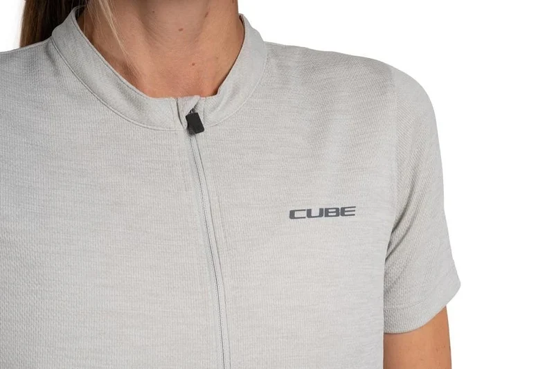 Cube GRAVEL WS Trikot Full Zip CARGO kurzarm