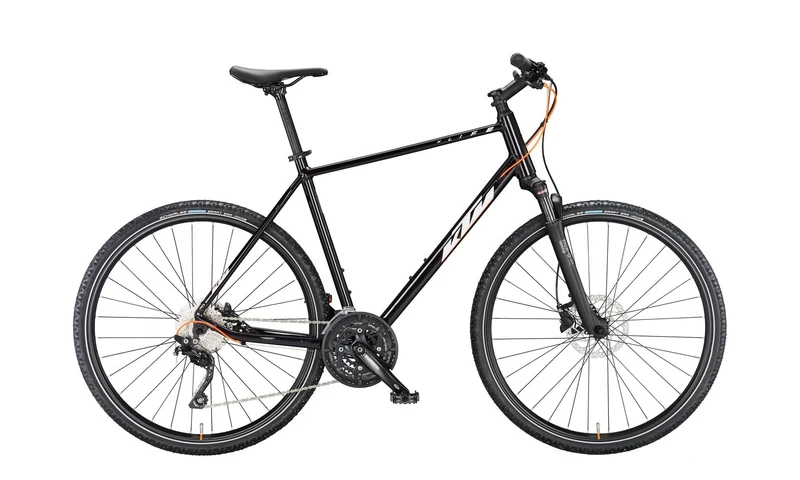 KTM X-LIFE ACTION Diamant Flaming Black (Silver&Orange Matt)