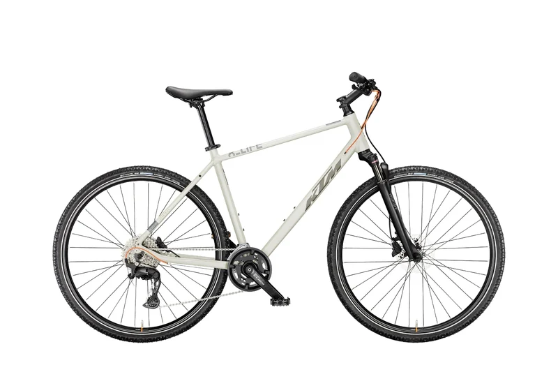 KTM X-LIFE ACTION Diamant Dew Silver Matt (Grey&Orange)
