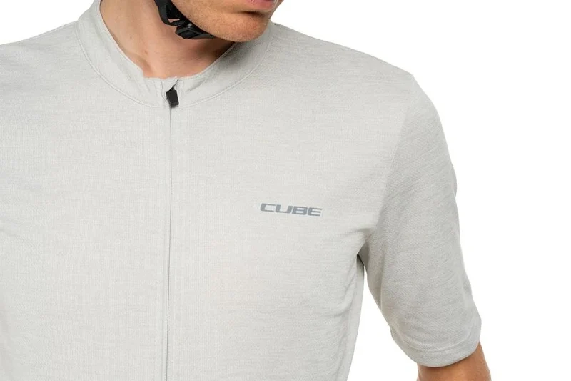 Cube GRAVEL Trikot Full Zip CARGO kurzarm