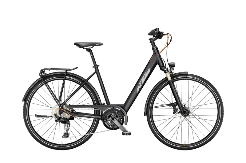 KTM LIFE 1964 Tiefeinsteiger Black Matt (Grey&Orange)