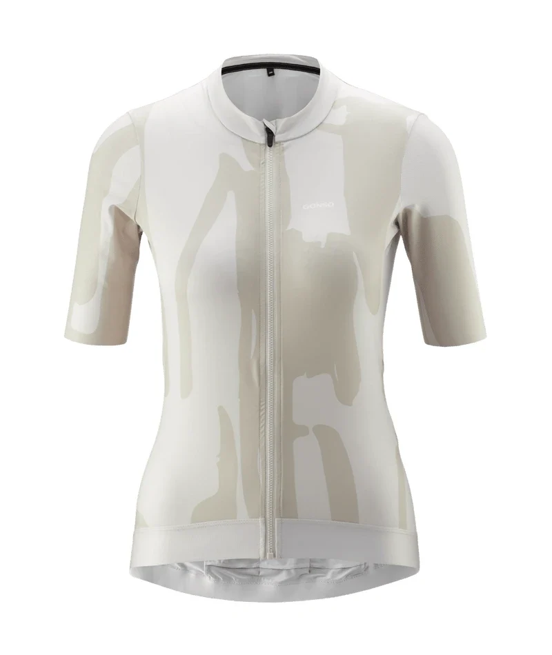 Gonso Print cycling jersey-1/2-FZ women