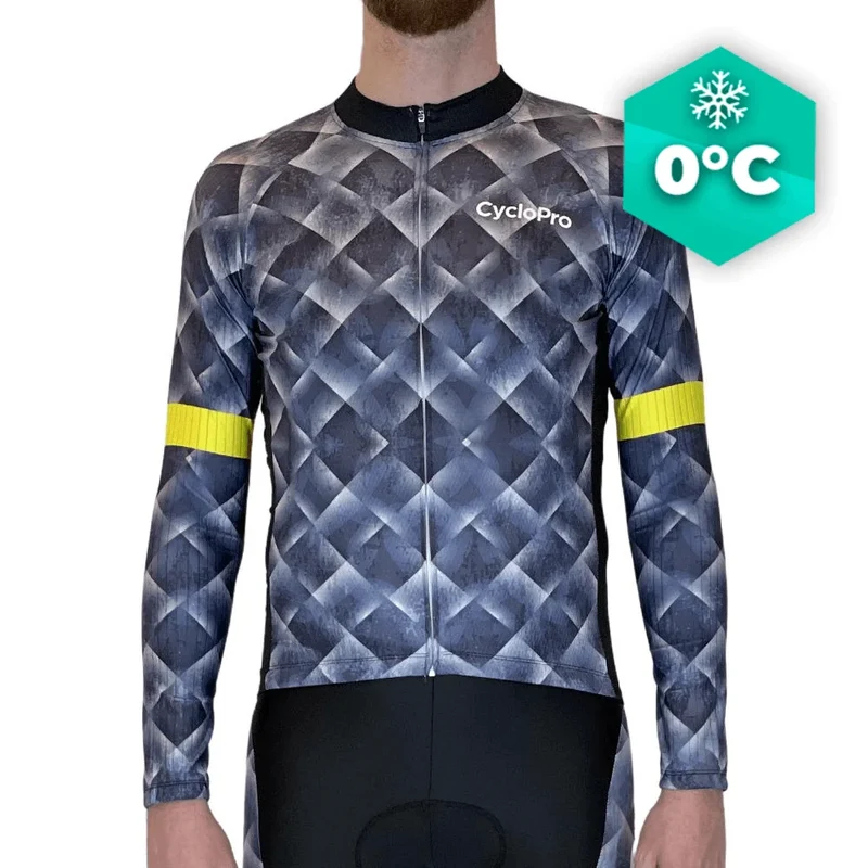 Maglia ciclistica lunga - inverno - pioggia+