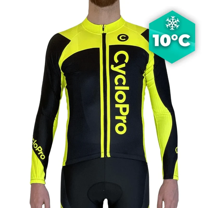 Jersey ciclistica giallo fluo - Fall - Flash+