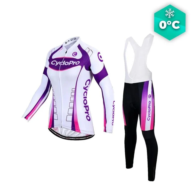 Violet Winter Bike Outfit - Comfort+