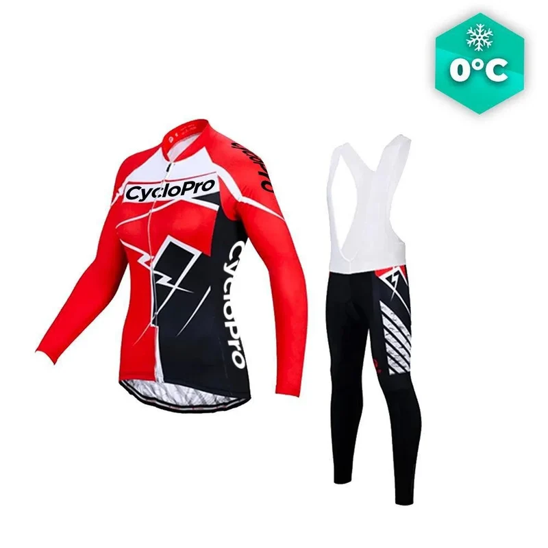 Outfit bici invernale rosso - Comfort+
