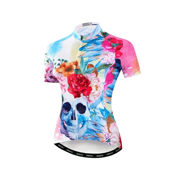 Short Short Round Woman - Skull silenzioso