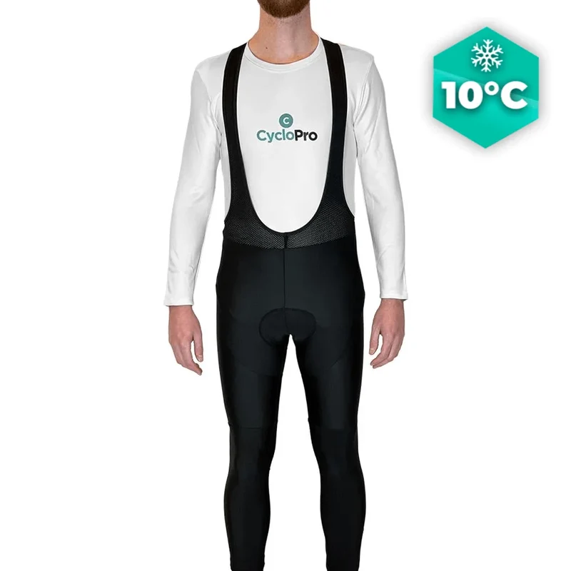 Pantyhose ciclistico nero - autunno - uomo