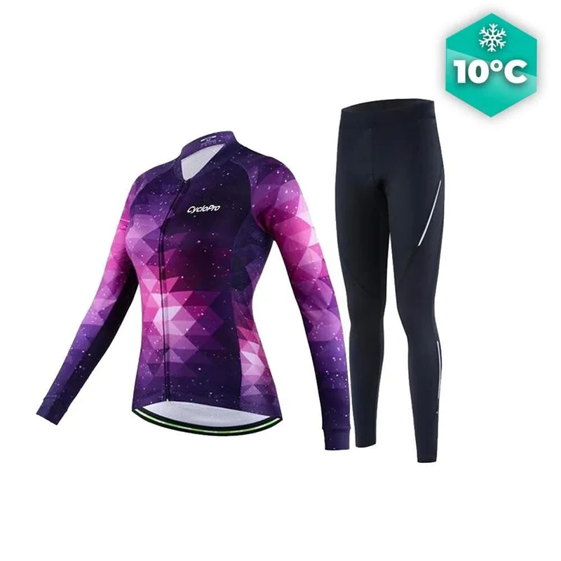 Mauve Autumn Bike Outfit - Magic+