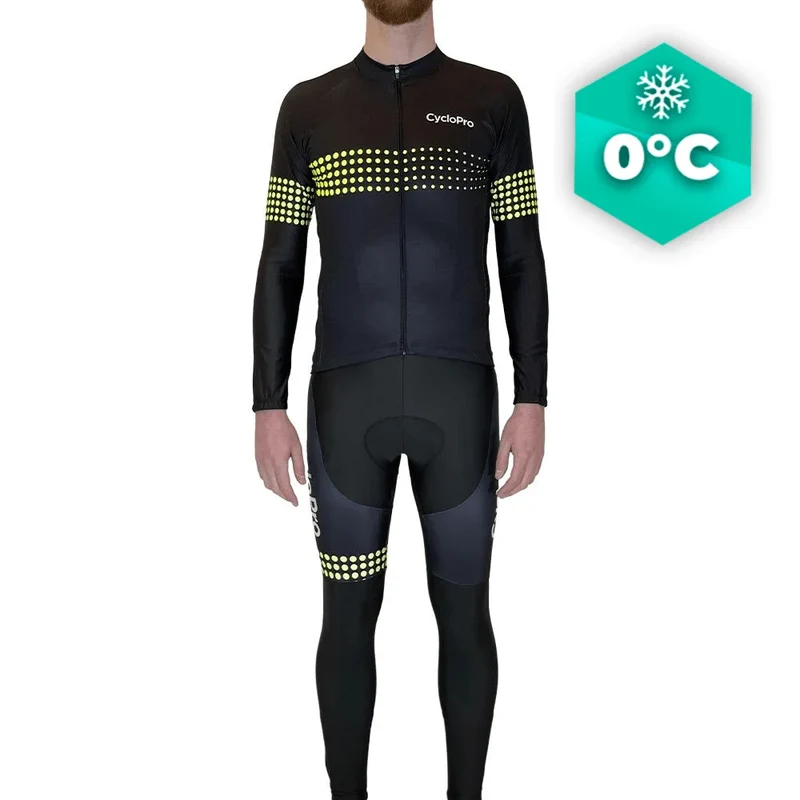 Outfit ciclistico invernale giallo - Liberty+