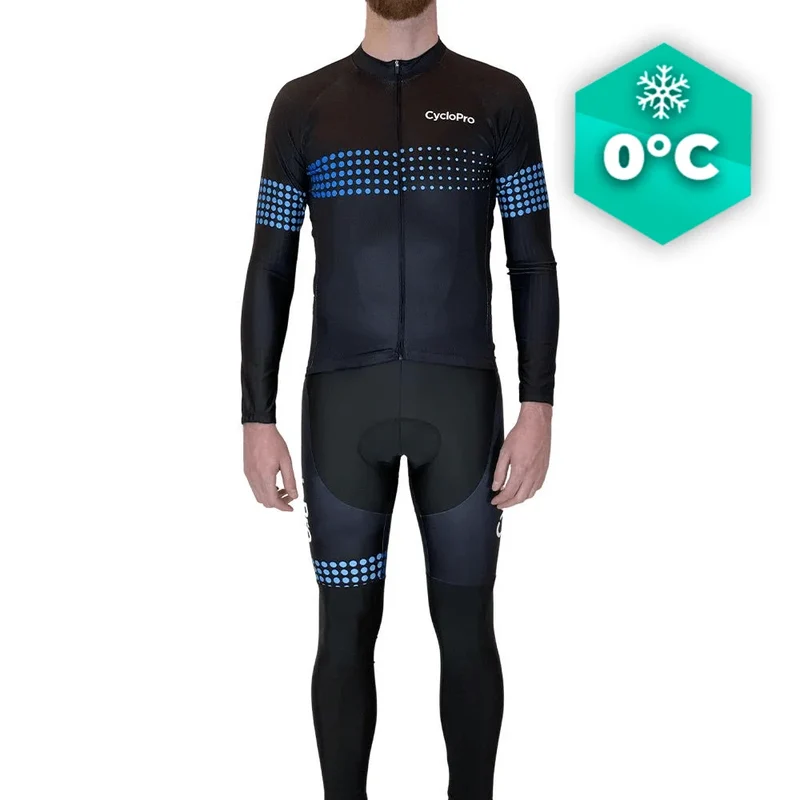 Outfit di ciclismo invernale blu - Liberty+