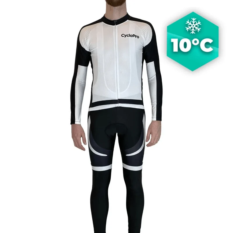 Outfit da ciclismo per caduta bianca - Excellium