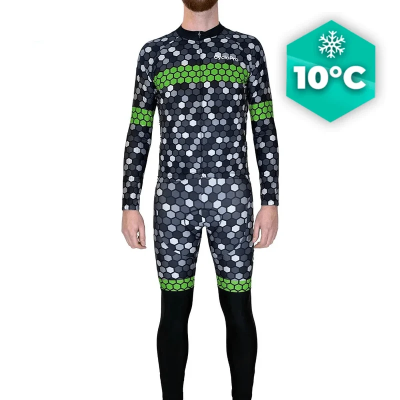 Autumn Green Homme Cycling Outfit - Atmosphere+