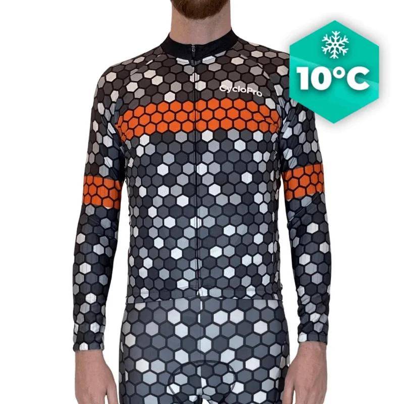 Cicling arancione - autunno - atmosfera+ maglia