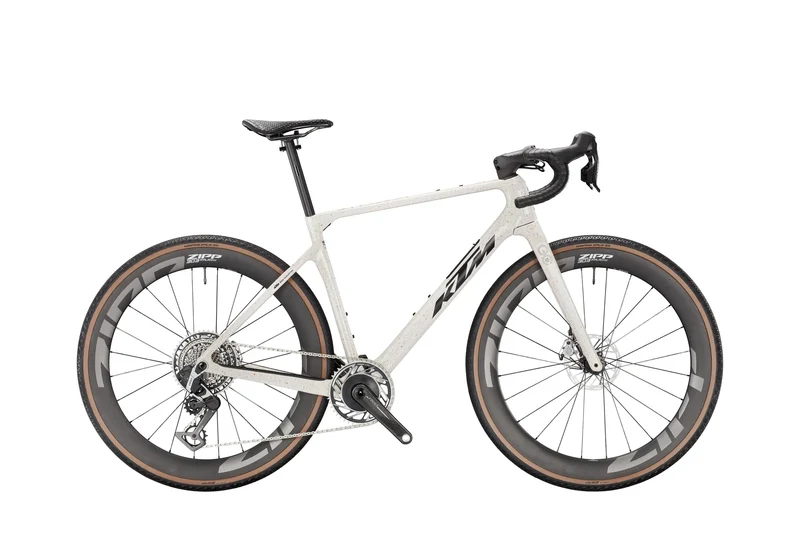 KTM Gravelator Exonic Spotted White Orange 2026