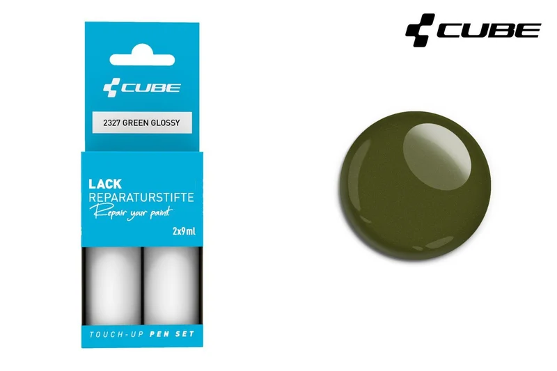 Cube touch-up pen set GREEN glossy 2327