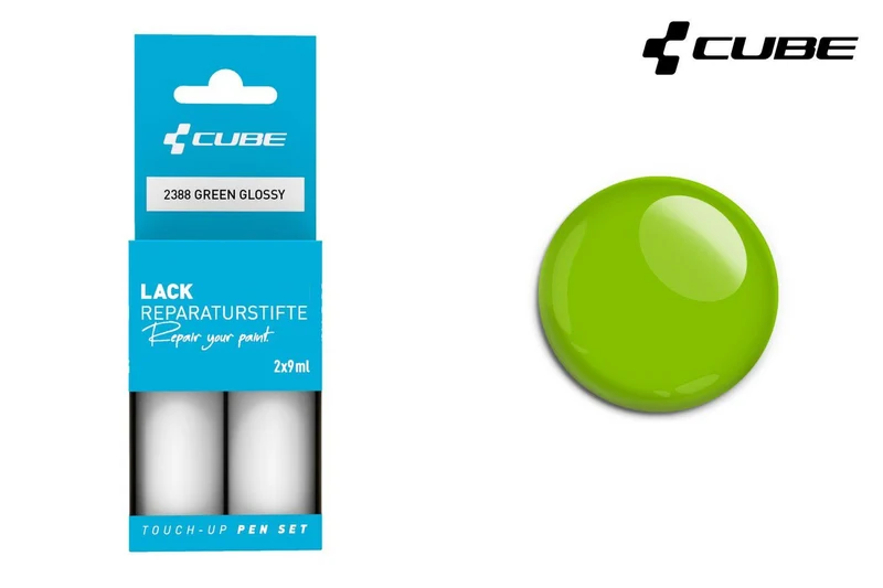 Cube touch-up pen set GREEN glossy 2388