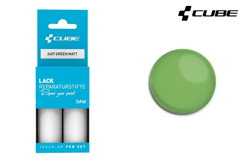 Cube touch-up pen set GREEN matt 2407