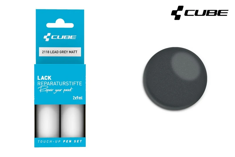 Cube touch-up pen set LEAD GRAY matt 2118